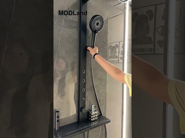 Luxury Smart Shower System | Oversized Rainfall + Ambient Light + Body Jets