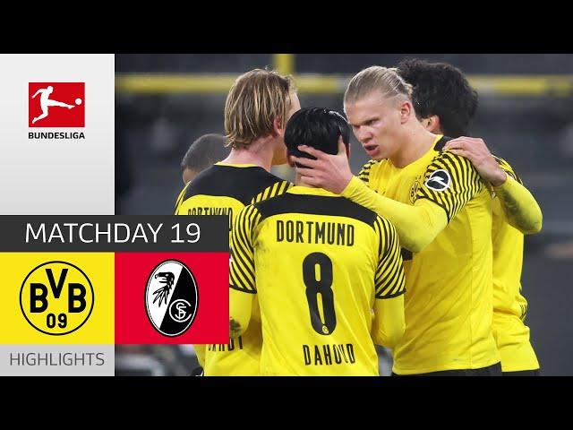 Borussia Dortmund - SC Freiburg 5-1 | Highlights | Matchday 19 – Bundesliga 2021/22