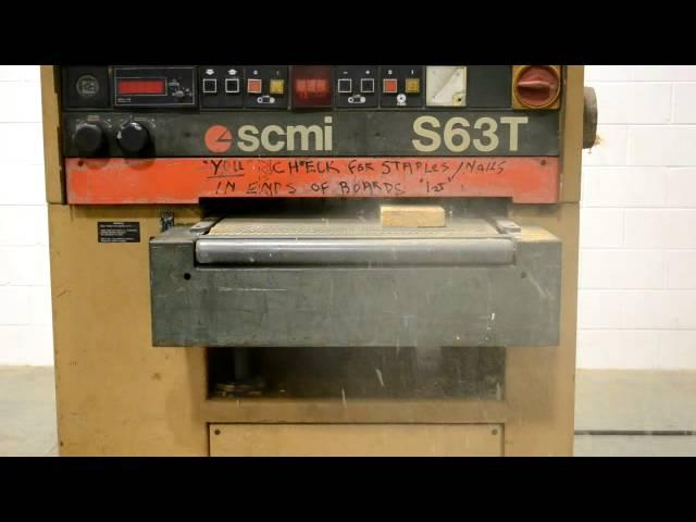 SCMI 24" Planer, Model S63T