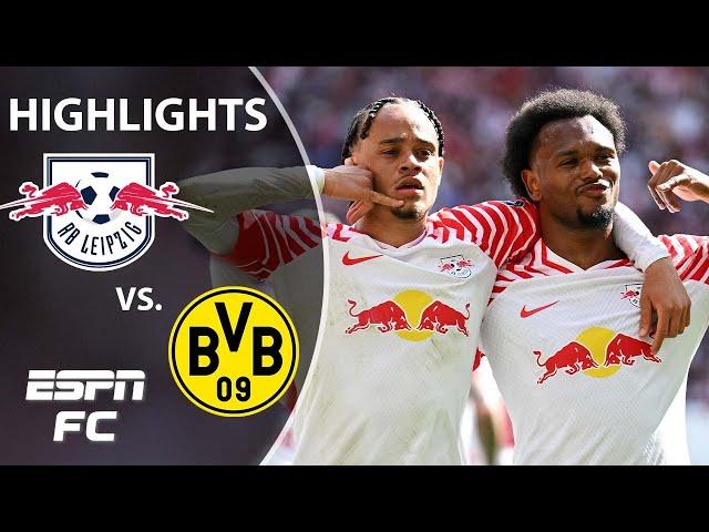 RB Leipzig vs. Borussia Dortmund | Bundesliga Highlights | ESPN FC