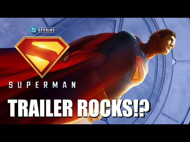 First SUPERMAN TRAILER Reactions & Non-Spoiler Details | DC