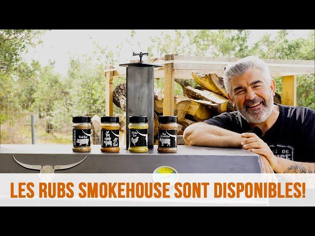 Grosse Nouveauté: Les rubs Smokehouse de Chef Rohan sont disponibles !