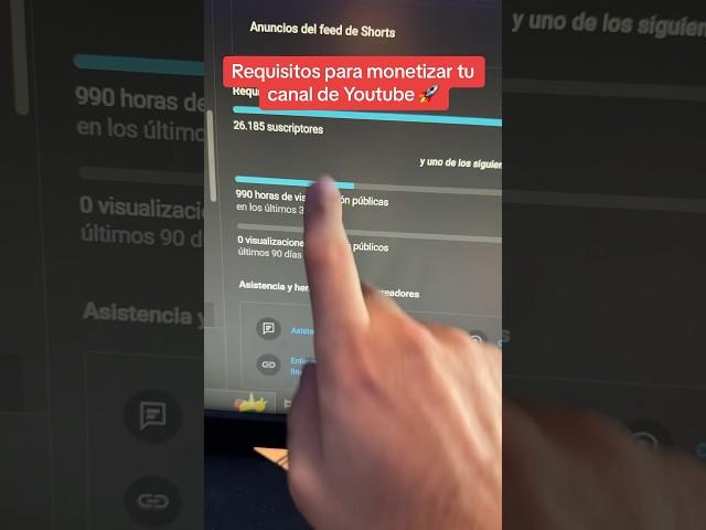 Cuales son los requisitos para monetizar un canal de Youtube