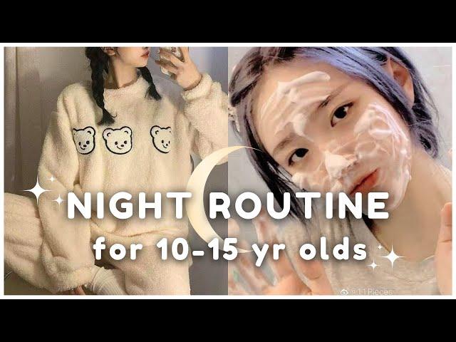 10-15 year olds after school night routine  ~ step by step