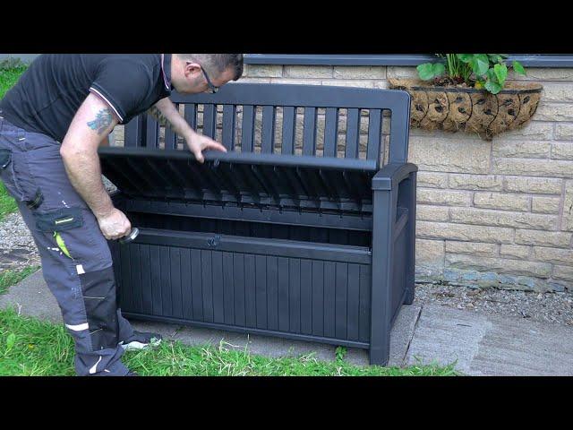 Keter Storage Bench review and step by step build guide