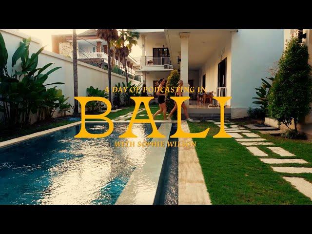 Record a podcast with me in Bali | Bali Podcast Studio Vlog