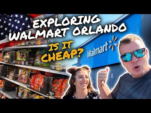 Walmart Orlando is EXPENSIVE now! Price comparisons & American food! WE SPENT $600!  