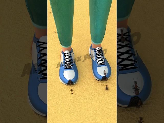 When you Step on Ant hill in Squid Game  #funny #shorts