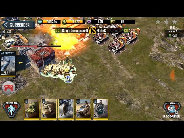 War Commander Rogue Assault Sample Attack