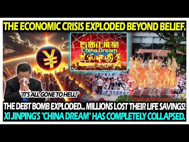 Economic crisis explodes! Millions lost their life savings. The "Chinese Dream" is gone.