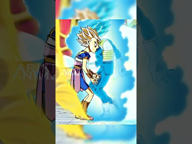 Vegeta Shows Cabba Super Saiyan Blue