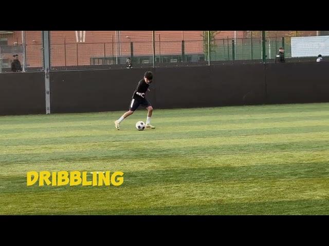 Dribbling shooting with left foot!!