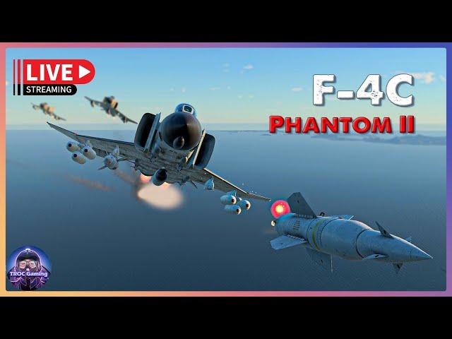 (Live) "Hướng Dẫn Chơi F-4C Phantom II: Bắn Hạ Mọi Đối Thủ Từ Xa" - warthundersim