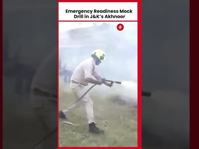 J&K: Mock Drill Under ‘Operation Shield’ Conducted in Akhnoor to Test Emergency Preparedness