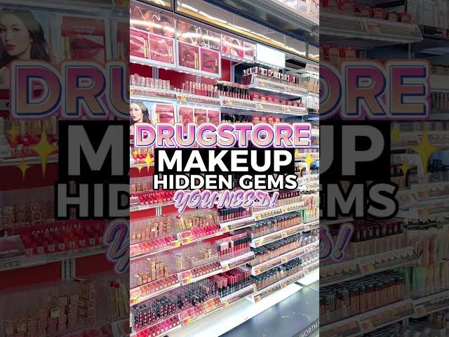 DRUGSTORE MAKEUP *HIDDEN GEMS* YOU NEED  BEST DRUGSTORE MAKEUP! #shorts