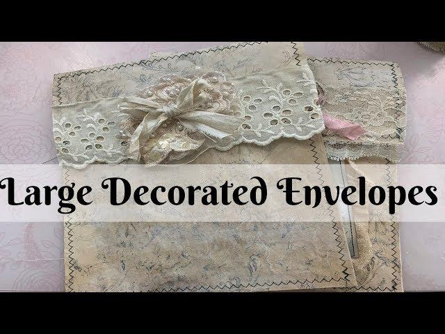 Large Decorated Envelopes | OohLaLa Vintage Treasures