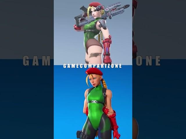Fortnite vs Overwatch 2 STREET FIGHTER skins comparison