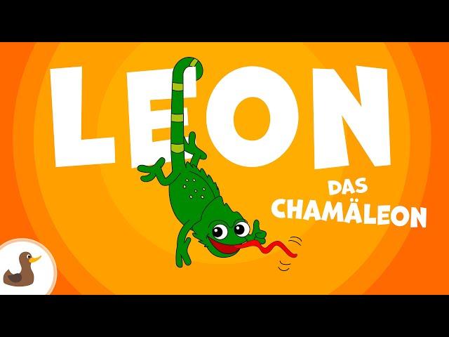 Leon, das Chamäleon | Lustige Tierlieder | Lila Luftikus | Sing Kinderlieder