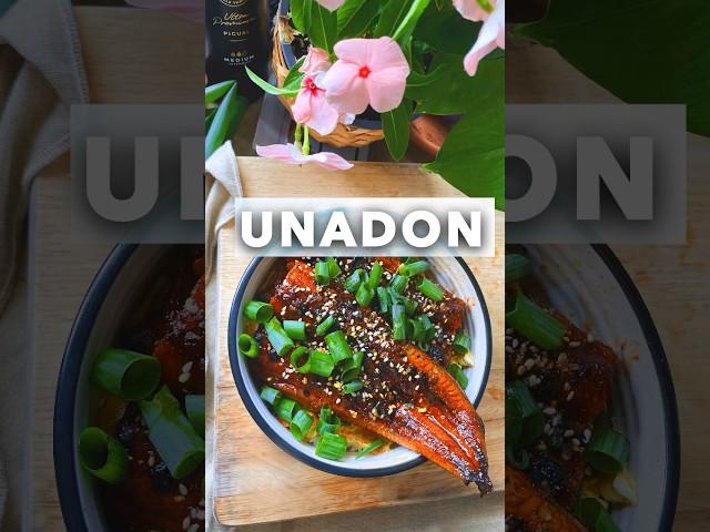 Unagi鳗魚飯碗食譜 UNAGI DON (Unagi Eel Rice Bowl Recipe) - Homecook meal preparation