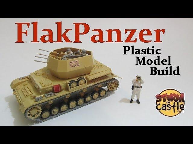 Make a Plastic Model German Flakpanzer Anti Aircraft Vehicle
