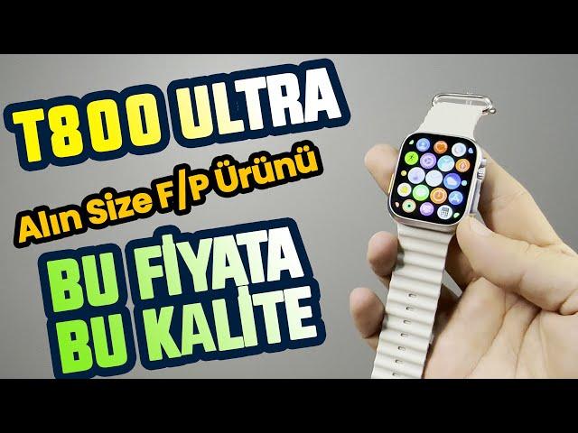 T800 Ultra Smart Watch Kurulum İnceleme | Alınır mı? | Bu Fiyata Bu Replika!