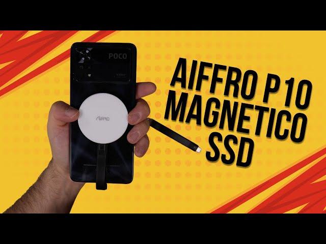 Aiffro P10: SSD portatile a stato solido con interfaccia Type-C e magnete MagSafe