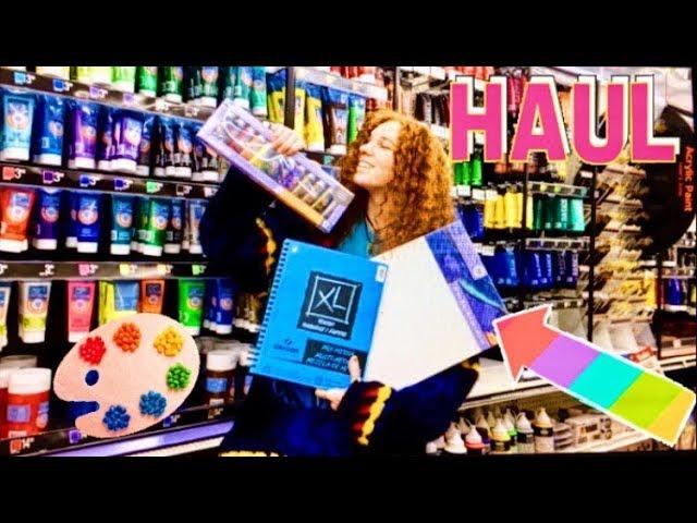 ART STORE HAUL! (THE BEST SUPPLIES TO BUY)