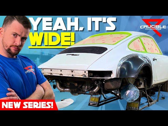 Building a Widebody Porsche 911! Modifying and Welding TURBO Flares Onto a NEW Project! (Ep. 1)