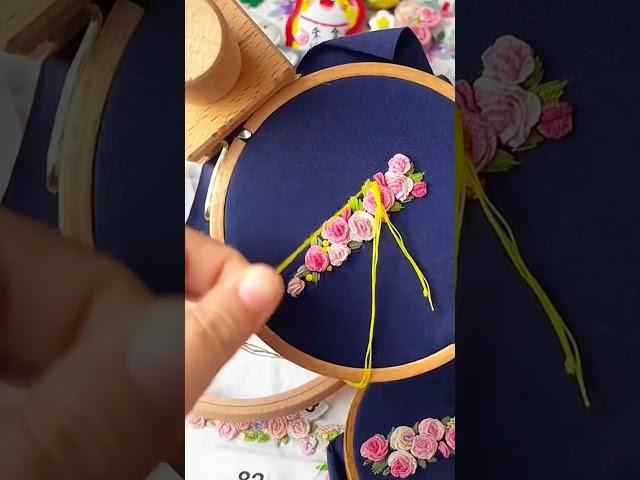 Beautiful Embroidery Work | embroidery Tutorial | #embroidery #stitch #shortsfeed #shorts