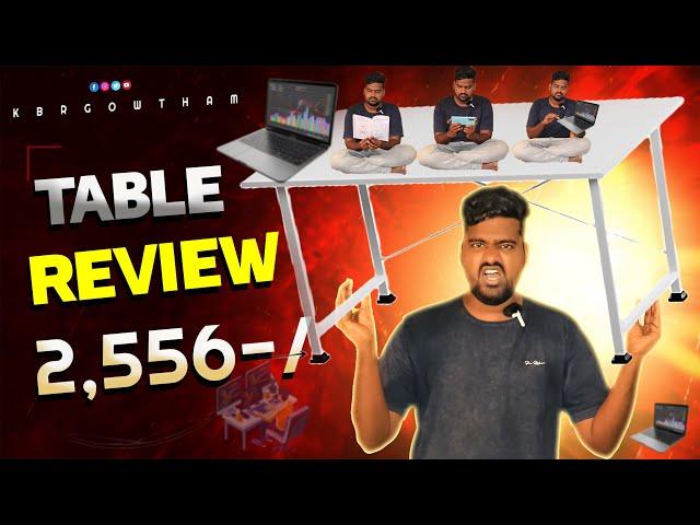 CATIVE Office Table Unboxing and Review | Best Study Table Under ₹2556: In Telugu