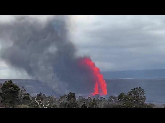 Episode 23 of Kilauea's current eruption sends 1,000-foot fountain into the air
