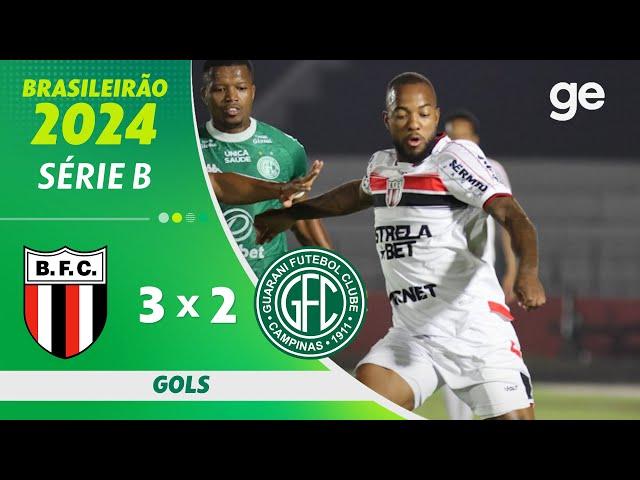 BOTAFOGO-SP 3 X 2 GUARANI | MELHORES MOMENTOS | 23ª RODADA BRASILEIRÃO SÉRIE B 2024 | ge.globo