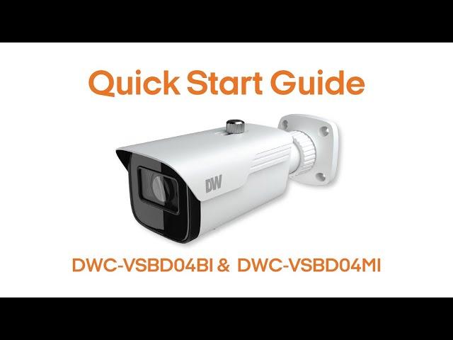 V-Class Bullet Camera Quick Start Guide