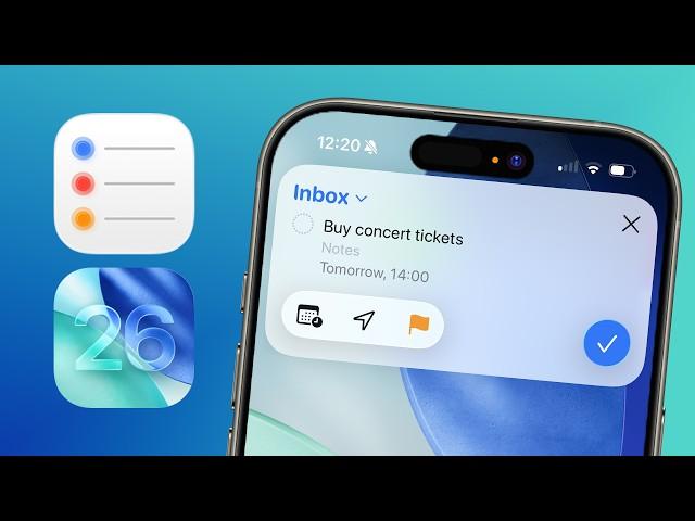 What’s new in Reminders? (iOS + iPadOS + macOS 26)