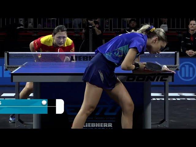 Bernadette Szocs vs Maria Xiao | Semi-final - European Championship 2024