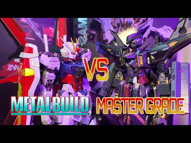 [Review] Metal Build Aile Strike Gundam vs Custom Master Grade Kyrios Gunpla. WHY GET A METALBUILD?