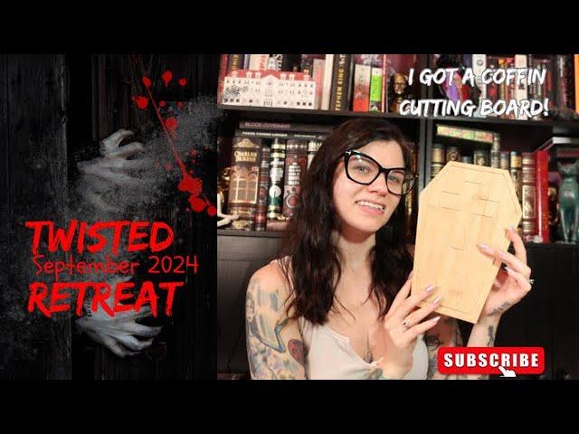 Twisted Retreat Book Box Unboxing: September 2024 | Violet Prynne