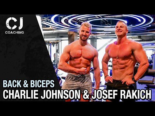 Back & Biceps Workout |  Charlie Johnson & Josef Rakich!