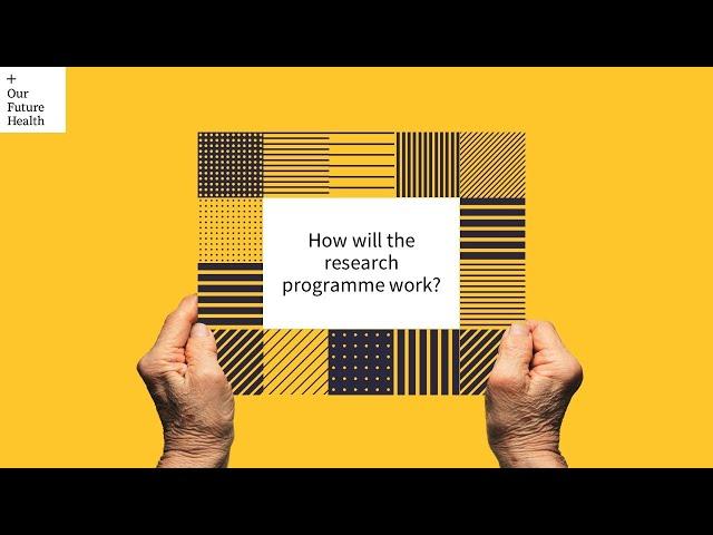 Our Future Health – How will the research programme work?