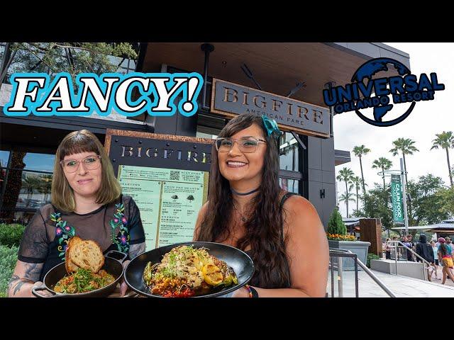 CityWalk fancy NEW MENU  Universal Orlando BigFire food review 2024