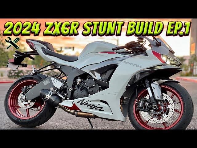 2024 KAWASAKI ZX6R STUNT BIKE BUILD EP.1