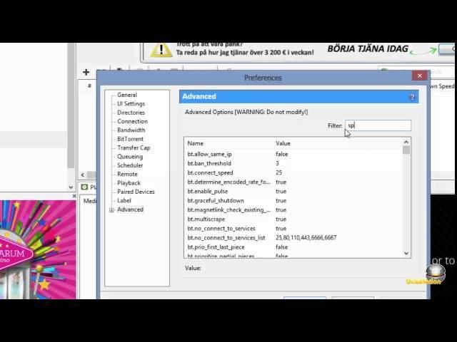 μTorrent : How to remove advertisements on μTorrent ( Utorrent )