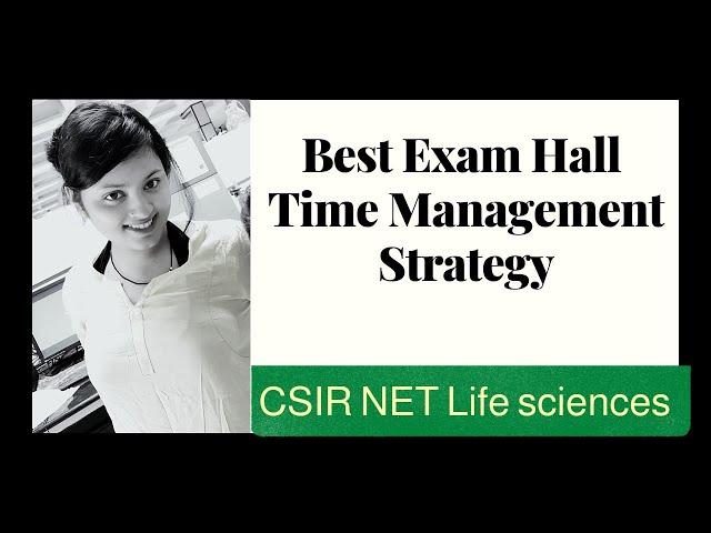 How to manage time in examination hall | Time management strategies for CSIR exam paper