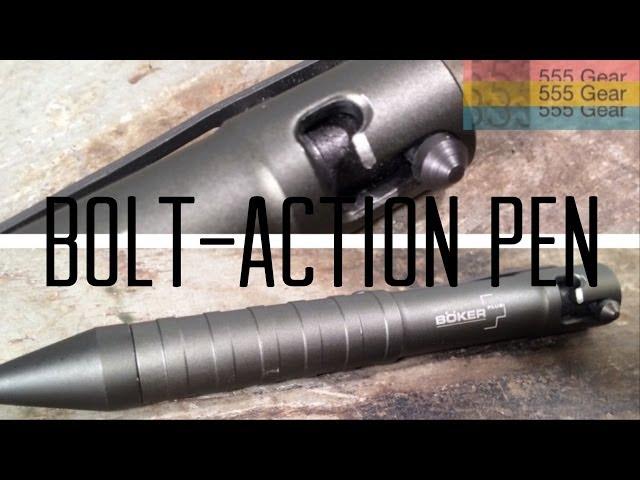 Review: Boker Plus Bolt Action Pen KID Cal .50 Ballpoint "Excellent Bolt-Action EDC Pen"