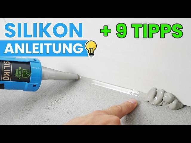 Silikon richtig ziehen: Anleitung für perfekte Silikonfugen (+9 Tipps)