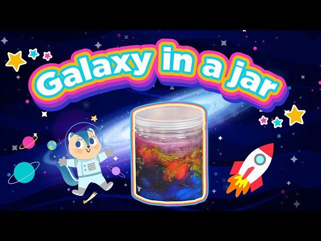 Space & Astronomy | Galaxy in a Jar | DIY Experiment | Arts & Crafts | Science for Kids