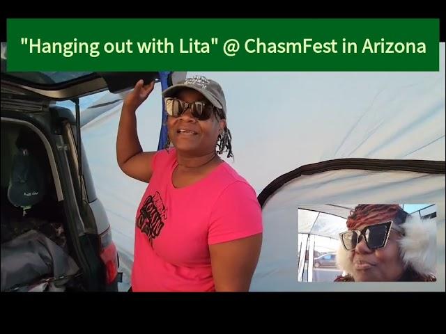 "Hanging out with Lita" @ ChasmFest (Honda Element VanLife) | Lake Havasu, Arizona - WhereisTiffany