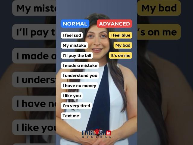 Normal English vs Advanced English