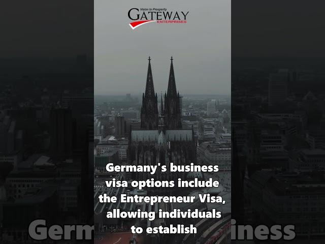 How does Germany facilitate business immigration?