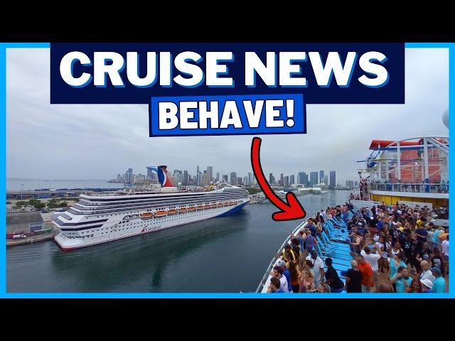 CRUISE NEWS: NCL and MSC Cruise Ships Break From Moorings, Carnival Warns to Behave & MORE!